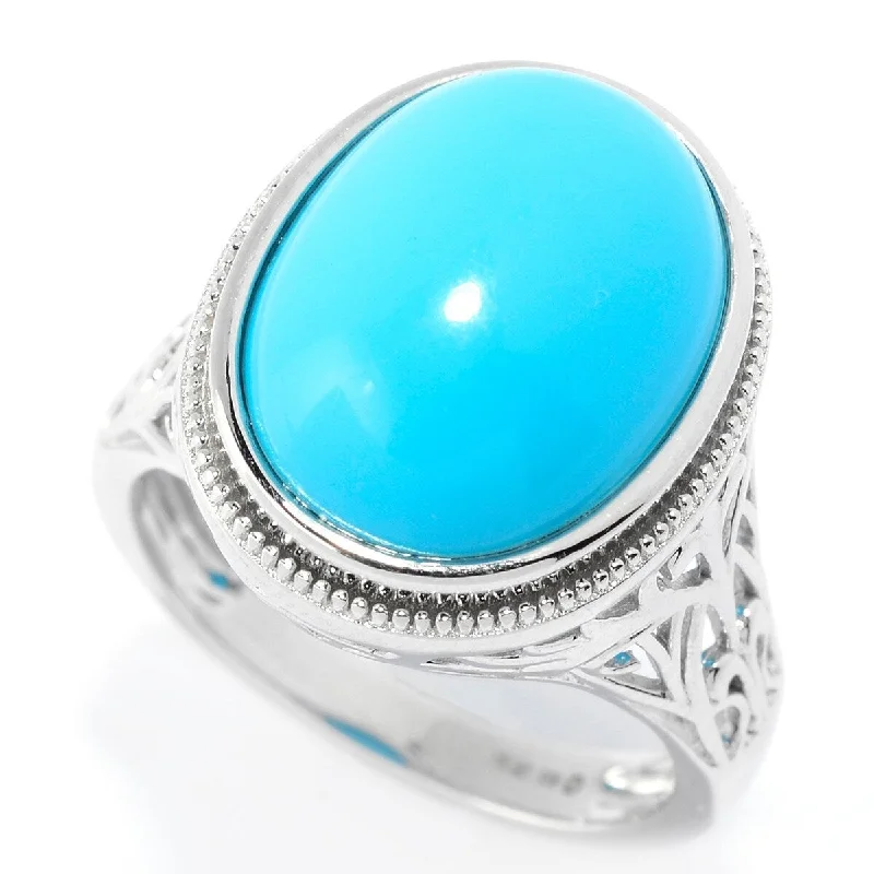 Topaz Gemstone Rings in 10K Gold with a Channel - Set Design for a Contemporary and Durable Option925 Sterling Silver Sonora Beauty Turquoise Gemstone Solitaire Ring