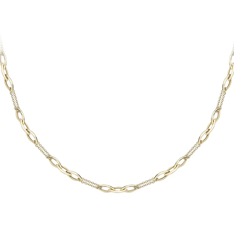 chain necklaces for boys accessoriesMarquise Link & Chain Necklace