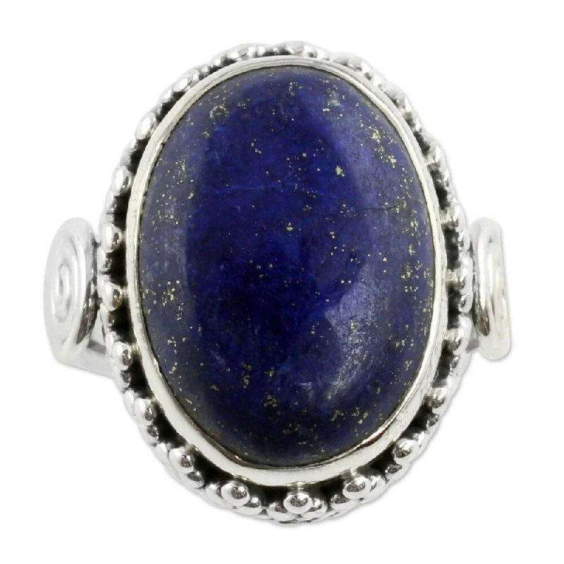 Alexandrite Gemstone Rings in Platinum with a Hidden Halo for a Rare and Luxurious PieceNOVICA Handmade Sterling Silver Majestic Blue Lapis Lazuli Cocktail Ring (India)