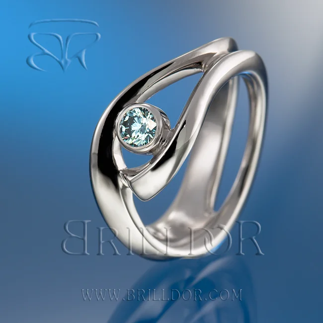 Men's Turquoise Engagement Rings in 925 Silver with a Southwestern - Inspired BandSwan ring