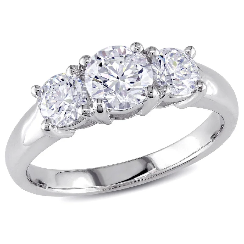 Miadora Signature Collection 14k White Gold 1 1/4ct TDW Diamond Ring