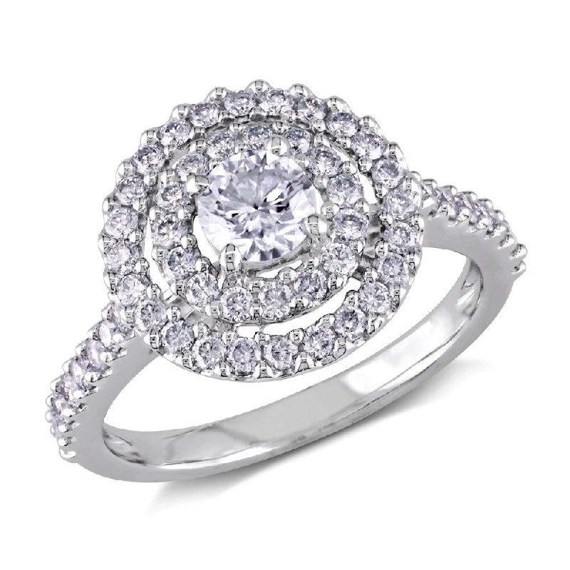 Miadora Signature Collection 14k White Gold 1ct TDW Diamond Ring