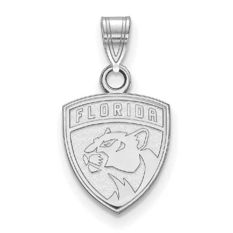 Laser - Cut Woodland Scene Pendant for Nature EnthusiastsStainless Steel Pendants with Laser - Etched Motivational Quotes10k White Gold NHL Florida Panthers Small Pendant