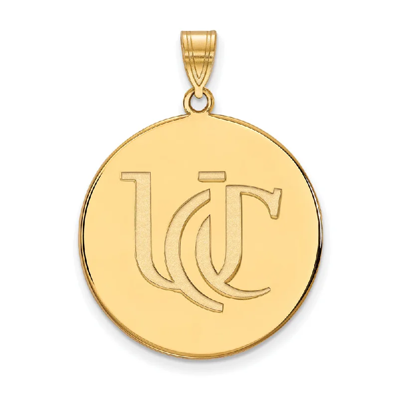 Military - Inspired Dog Tag Pendant with Engraved Service NumbersBone - Carved Pendants with Tribal - Inspired Symbols14k Gold Plated Silver U. of Cincinnati XL Disc Pendant