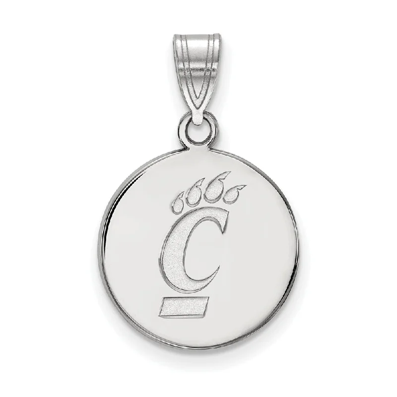 Double - Heart Pendant with Interlocking Design for CouplesCoral - Trimmed Pendants with Seashell and Pearl Accents14k White Gold U of Cincinnati Medium Logo Disc Pendant