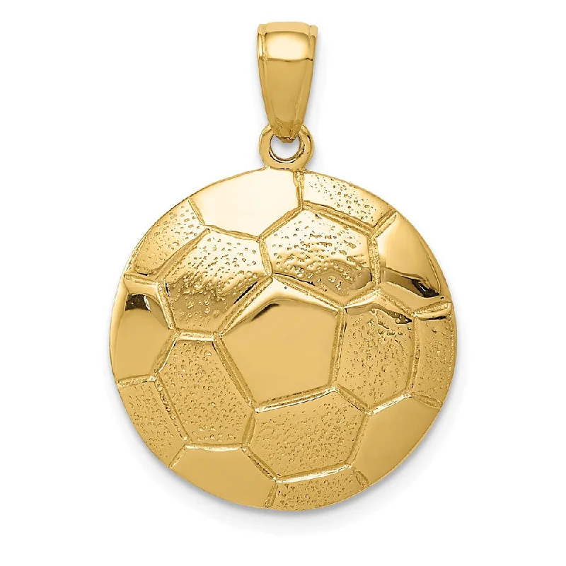 Glow - in - the - Dark Starry Sky Pendant for Nighttime AdventuresCeramic Pendants with Hand - Painted Mandala Designs14k Yellow Gold Soccer Ball Pendant, 18mm