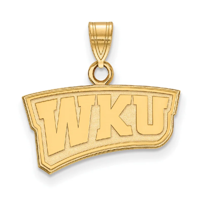 Double - Heart Pendant with Interlocking Design for CouplesCoral - Trimmed Pendants with Seashell and Pearl Accents14k Yellow Gold Western Kentucky U. Small 'WKU' Pendant