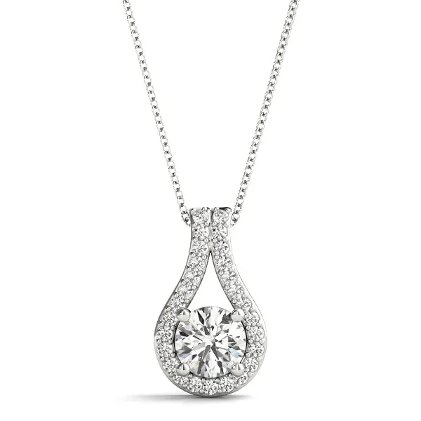 Religious cross pendants for faith-based jewelryBrilliant cut Diamonds "Serena" Pendent