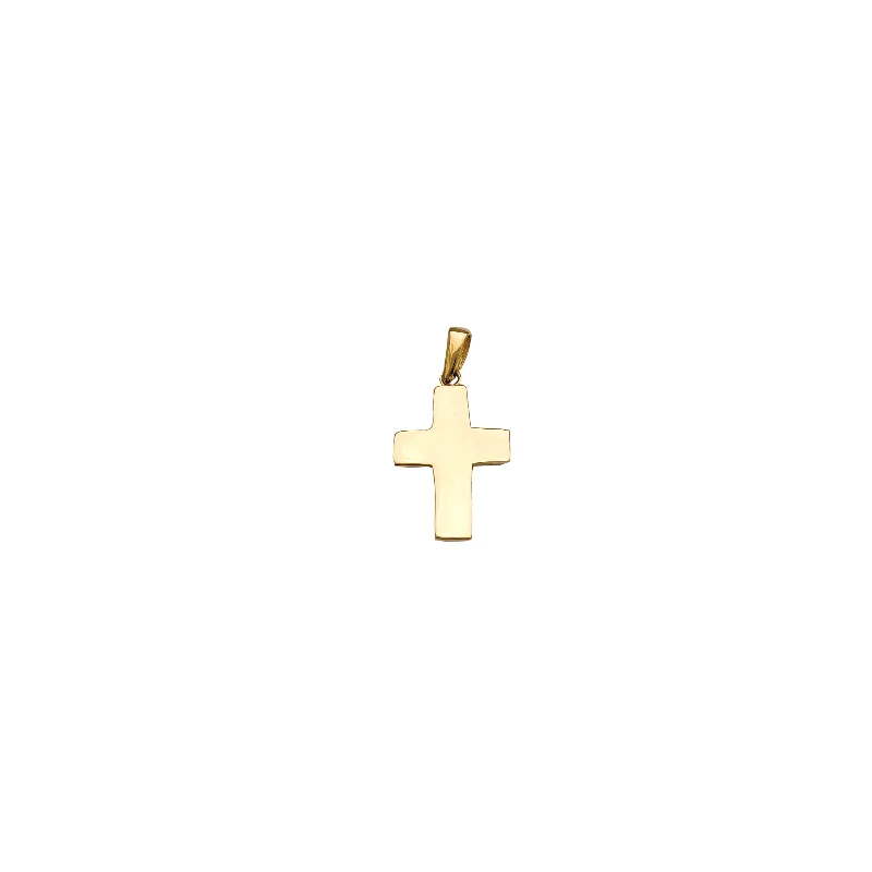 Water - Resistant Stainless Steel Diving - Themed Pendant for DiversLeather - Wrapped Pendants with Brass Stud EmbellishmentsYellow Gold Tiny Plain Cross Pendant (14K)