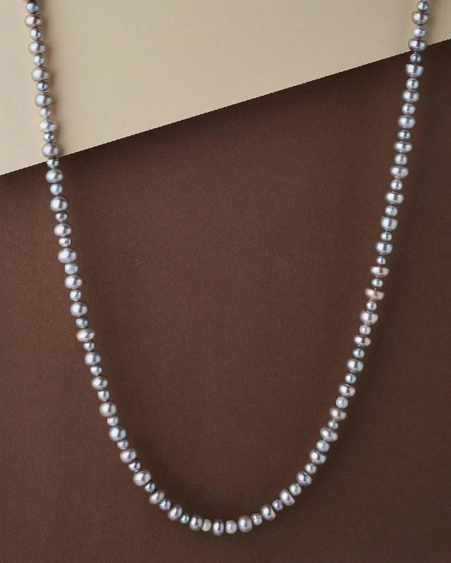 chain necklaces for petite womenTrendy Single line Pearl Necklace