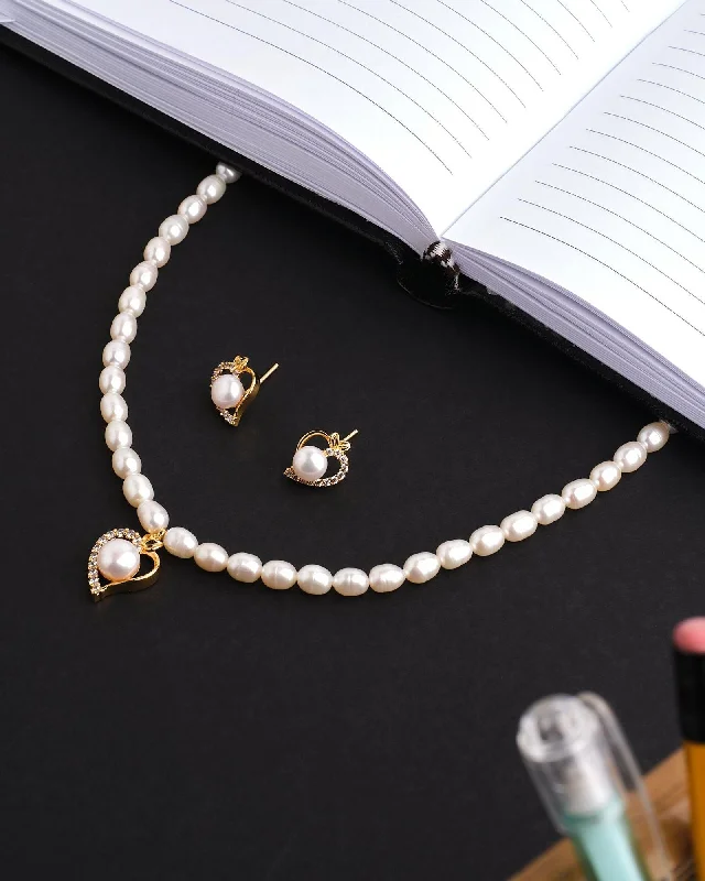 luxury chain necklaces brandsThe Celine Love Pearl Necklace Set