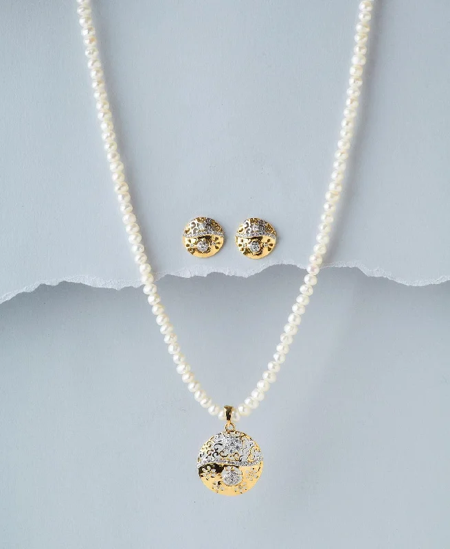 festival chain necklaces New YearTrendy Pearl Necklace Set