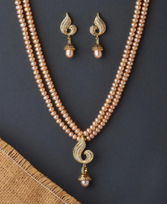 chain necklaces for bridesmaidsTrendy Pearl Necklace Set