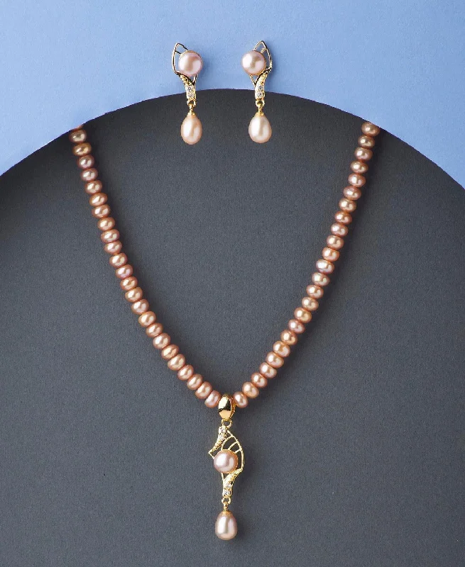 chain necklaces matching braceletsTrendy Real Pearl Necklace Set