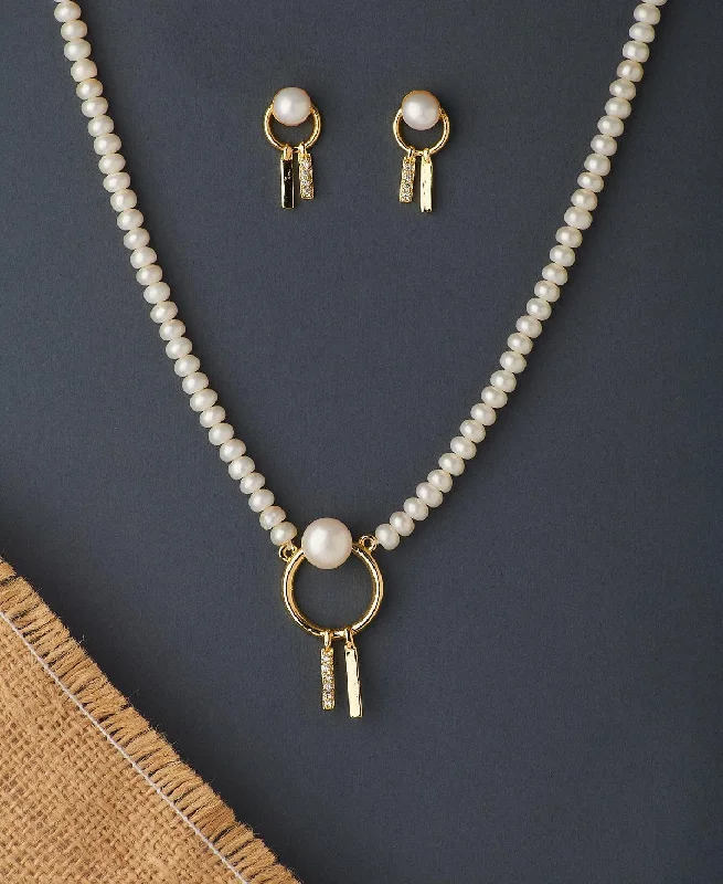 chain necklaces wholesale pricesTrendy Real Pearl Necklace Set