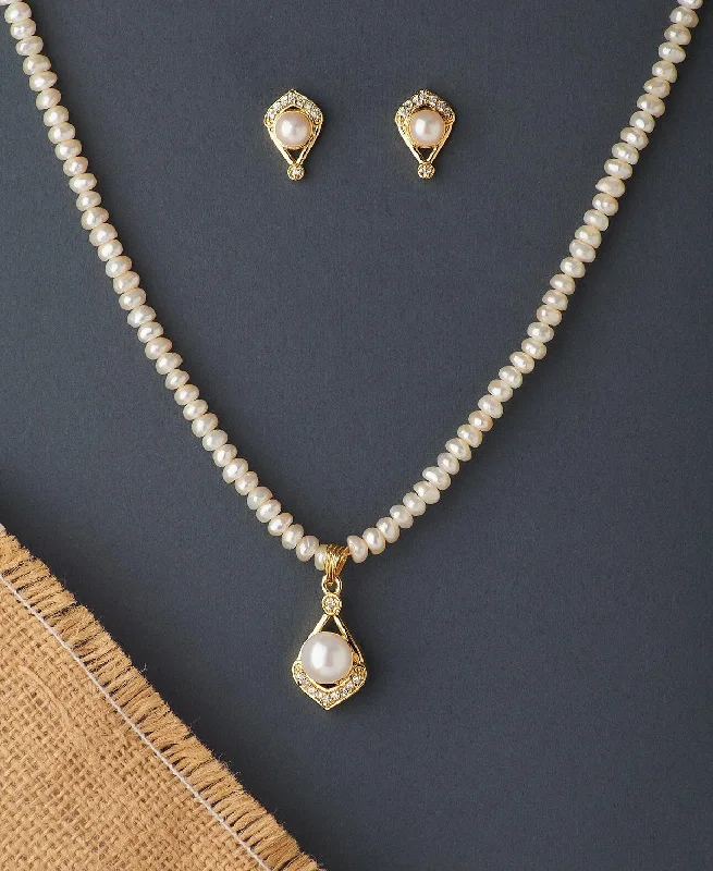 luxury chain necklaces brandsTrendy Real Pearl Necklace Set