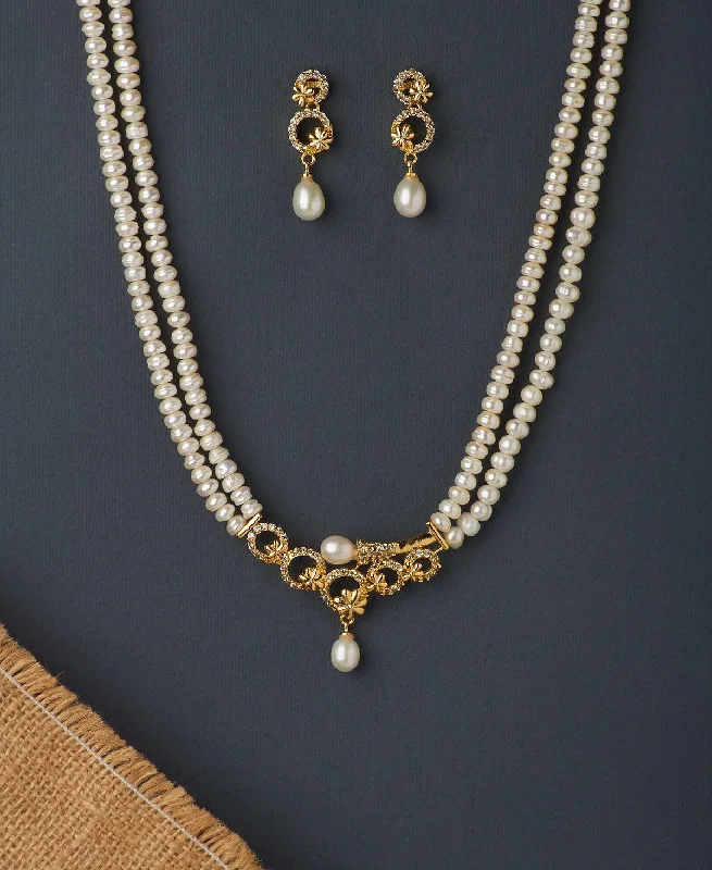 chain necklaces care maintenanceTrendy Stone Studded Pearl Necklace Set