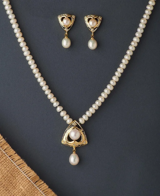 gift ideas chain necklacesTricon Real Pearl Necklace Set